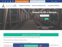 Tablet Screenshot of humanoalfa.com